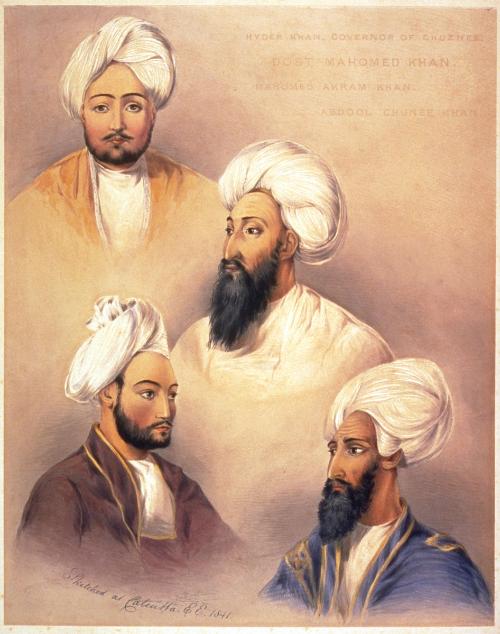 Dost Mahomed Khan and Part of His Family