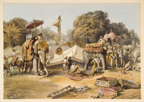 Pheel Khana--Elephants' Quarters, Holcar's Camp