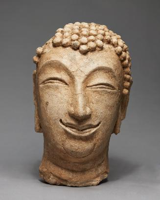 Head of a Buddhist disciple