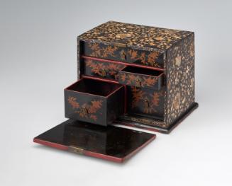 Box with chrysanthemum motif