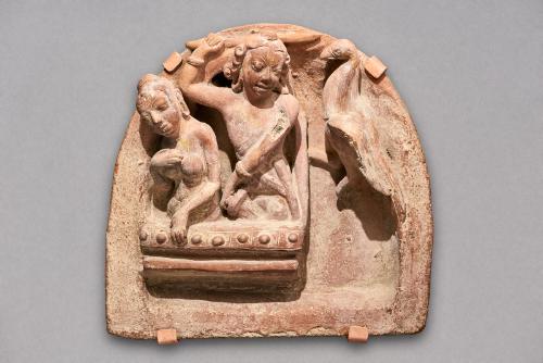 Jatayus, the heroic king of the vultures, attempts to prevent Ravana from abducting Sita, from the Ramayana (Epic of Rama)
