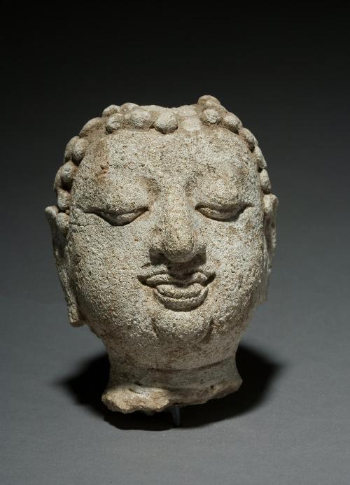Head of a Buddha image