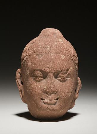 Head of a Buddha image