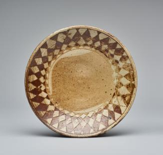 Plate with zogan motif