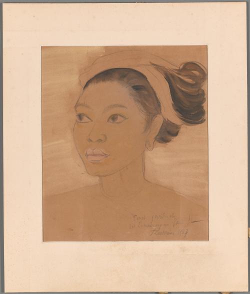 Portrait of a young Balinese woman