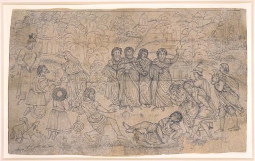 The Death of Ananias, after a design by Raphael