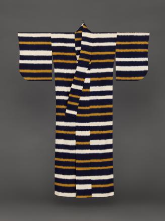 Man's kimono with striped design