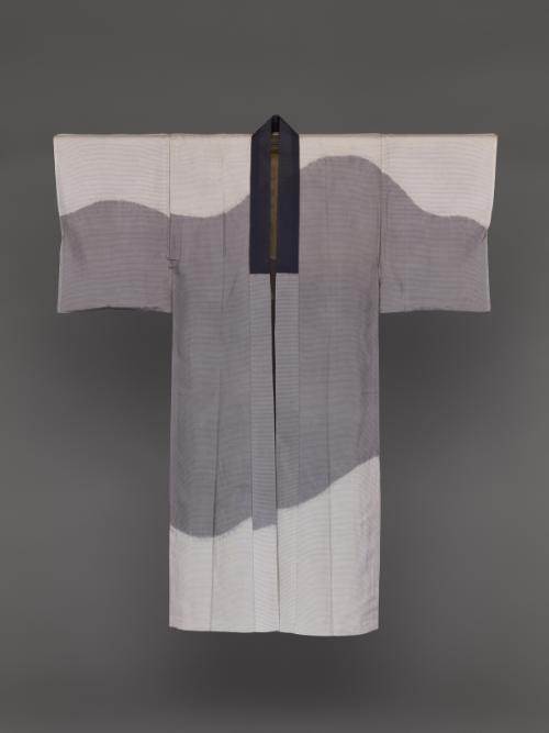 Under-kimono (nagajuban) with design of grasses and poem card