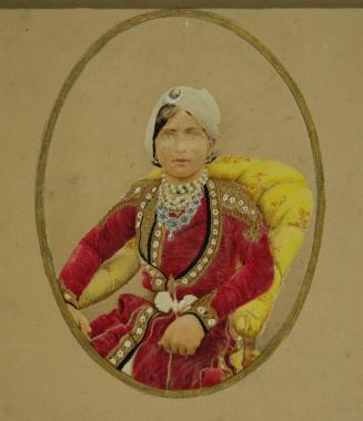 Maharaja Jai Singh of Alwar as a child