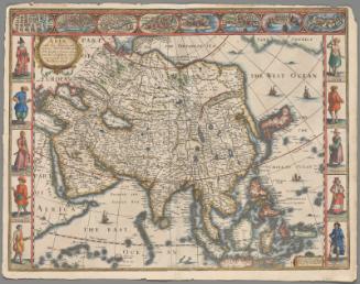 Asia with the Islands Adjoyning described, the atire of the people and Townes of importance, all of them newly augmented by J:S: Ano Dom: 1626.