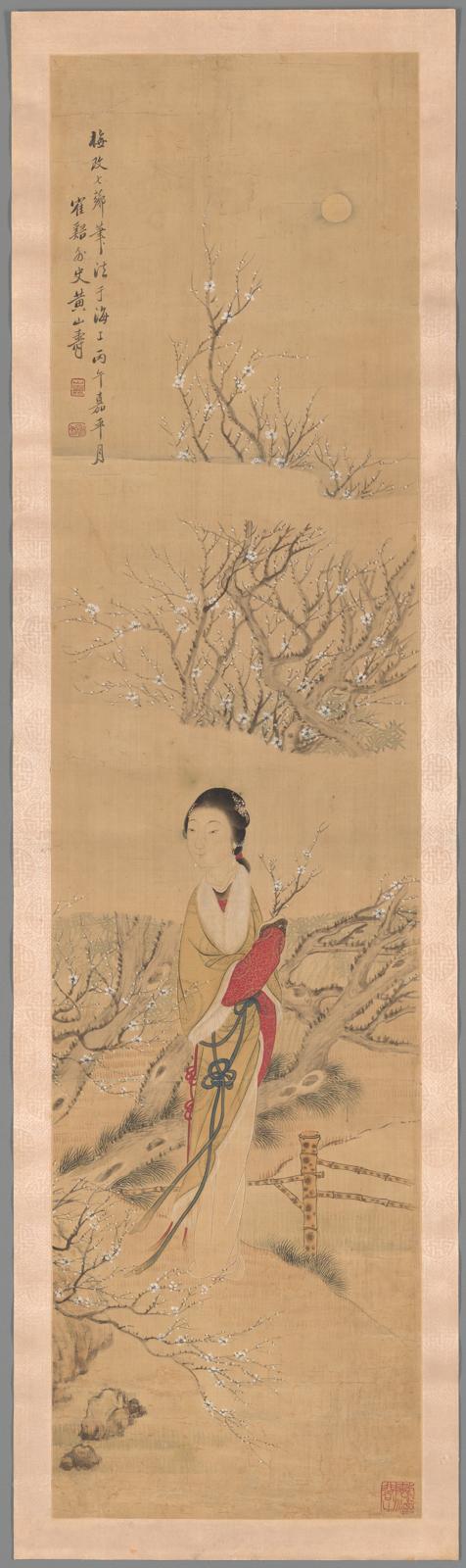 Collecting Plum Flowers in Winter