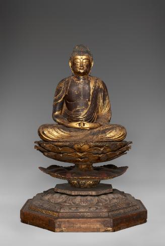 The seated Buddha Amitabha (Amida Nyorai)