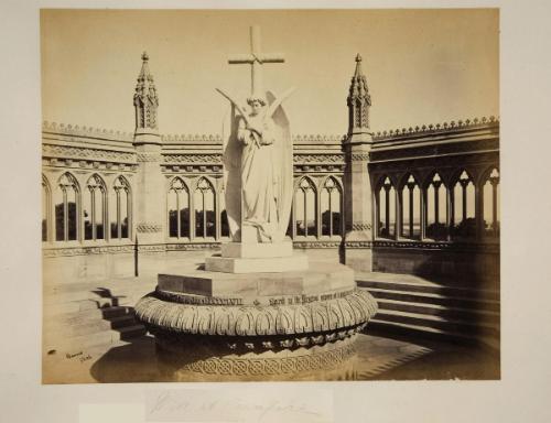 Marbel statue over the Memorial Well, Cawnpore