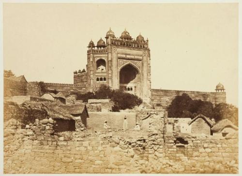 Gateway at Futtypoor, Seekree, near Agra