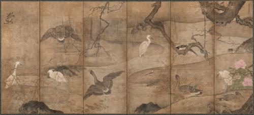 Birds and flowers