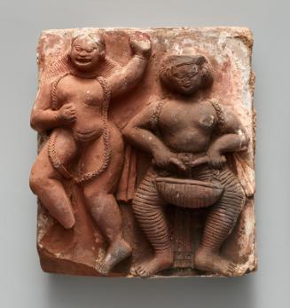 Drummer and dancer, probably a goddess