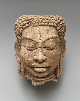 Head of a Buddha image