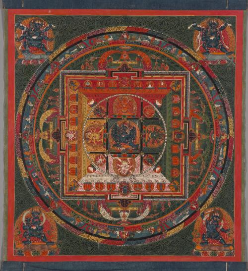 Mandala of the Buddhist deity Vajrabhairava