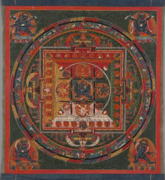 Mandala of the Buddhist deity Vajrabhairava