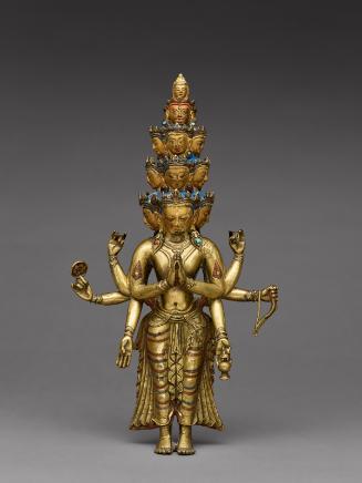 Eleven-headed bodhisattva Avalokiteshvara