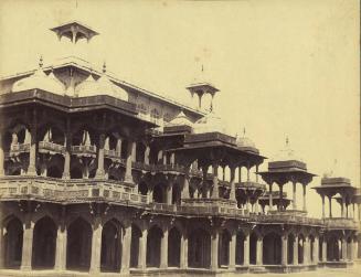 View of Akbar's tomb from plinth