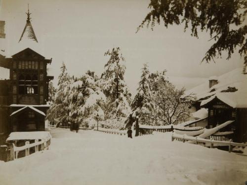 Mr. Holtz's place in the winter
