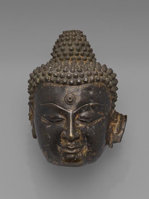Head of a Buddha image