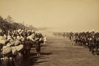 Secunderabad Review - R.H.A. Marching Past.