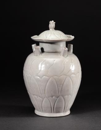 Vase with lotus finial and five tubes