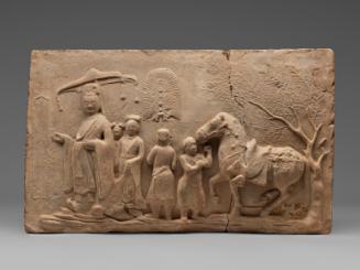 Buddhist Donor and Retinue