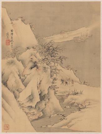 Landscapes of the Four Seasons (One of Eight Leaves)