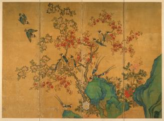 Birds and flowers