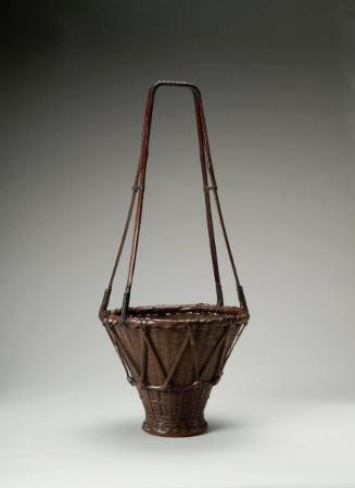 Flower basket with handle