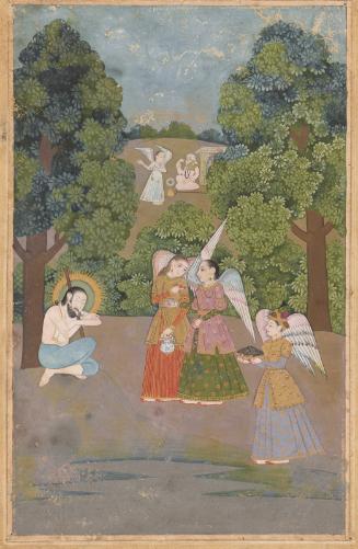 Ibrahim ibn Adham of Balkh attended by angels