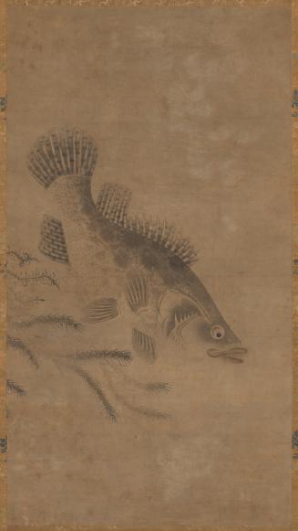 Fish and Waterweed, One of a Pair
