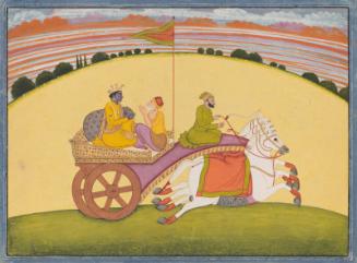 Krishna on the road to Kundinapura