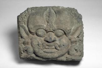 Architectural fragment with demon head
