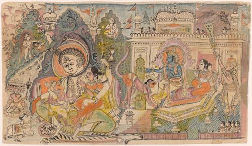 Shiva and Rama and their families
