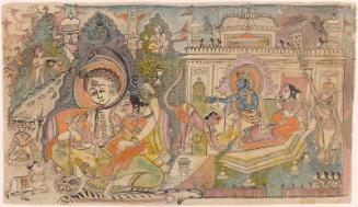 Shiva and Rama and their families