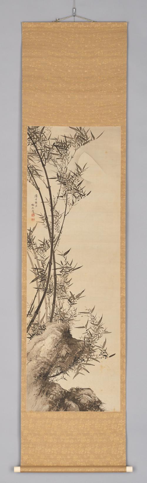 Bamboo and rock