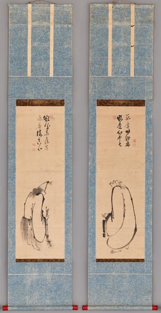 The Chinese hermits Hanshan and Shide (Kanzan and Jittoku)