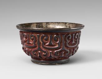 Carved lacquer bowl