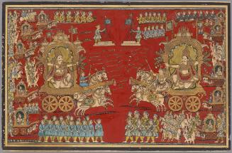 Battle scene from the Mahabharata