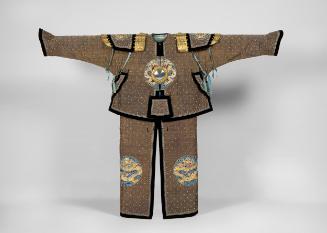 Manchu warrior’s ceremonial armor costume