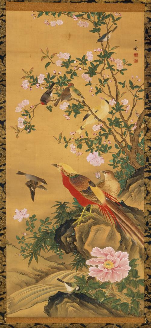 Birds and flowers