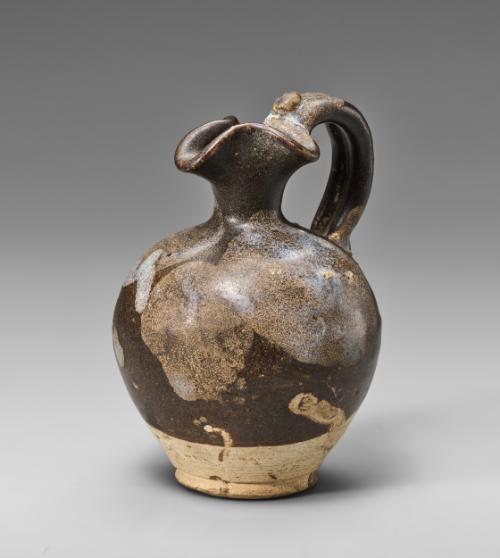 Handled ewer with trifoil lip