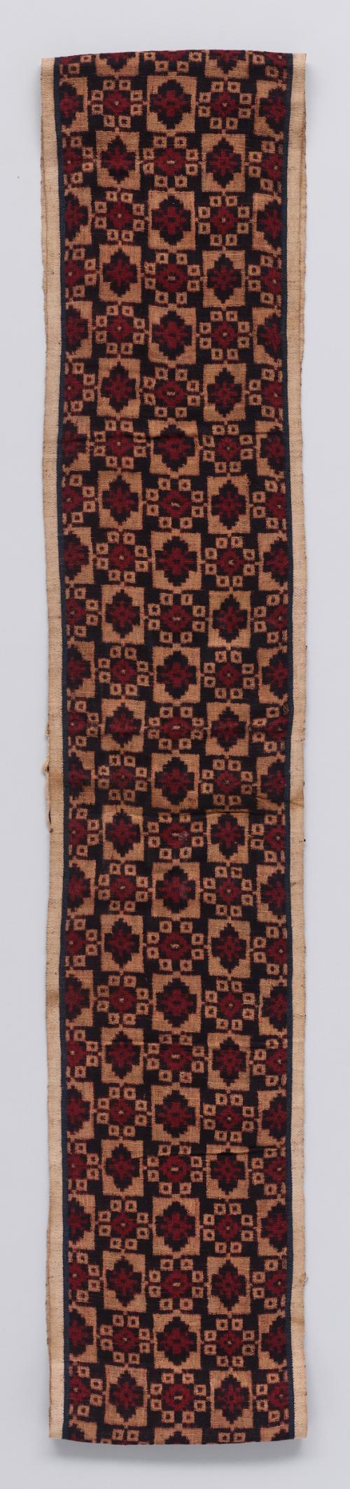 Ceremonial cloth with checker motif (geringsing sanan empeg)