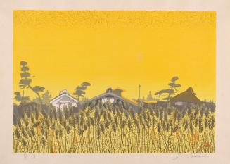 Fujieda: Wheat Field at Twilight

