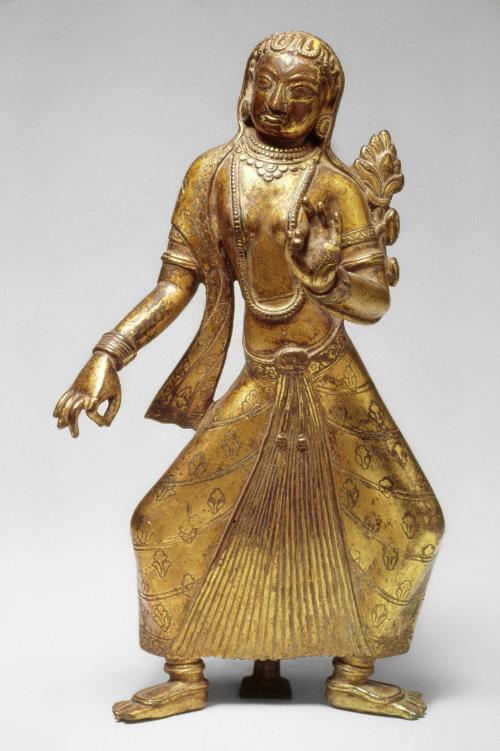 The Hindu deity Parvati as a dancer