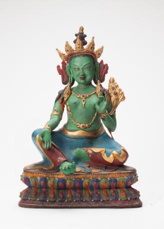 Green Tara, buddhist deity of compassion